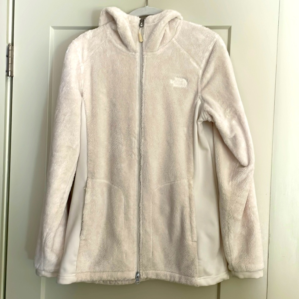 North Face ivory women’s fleece jacket
